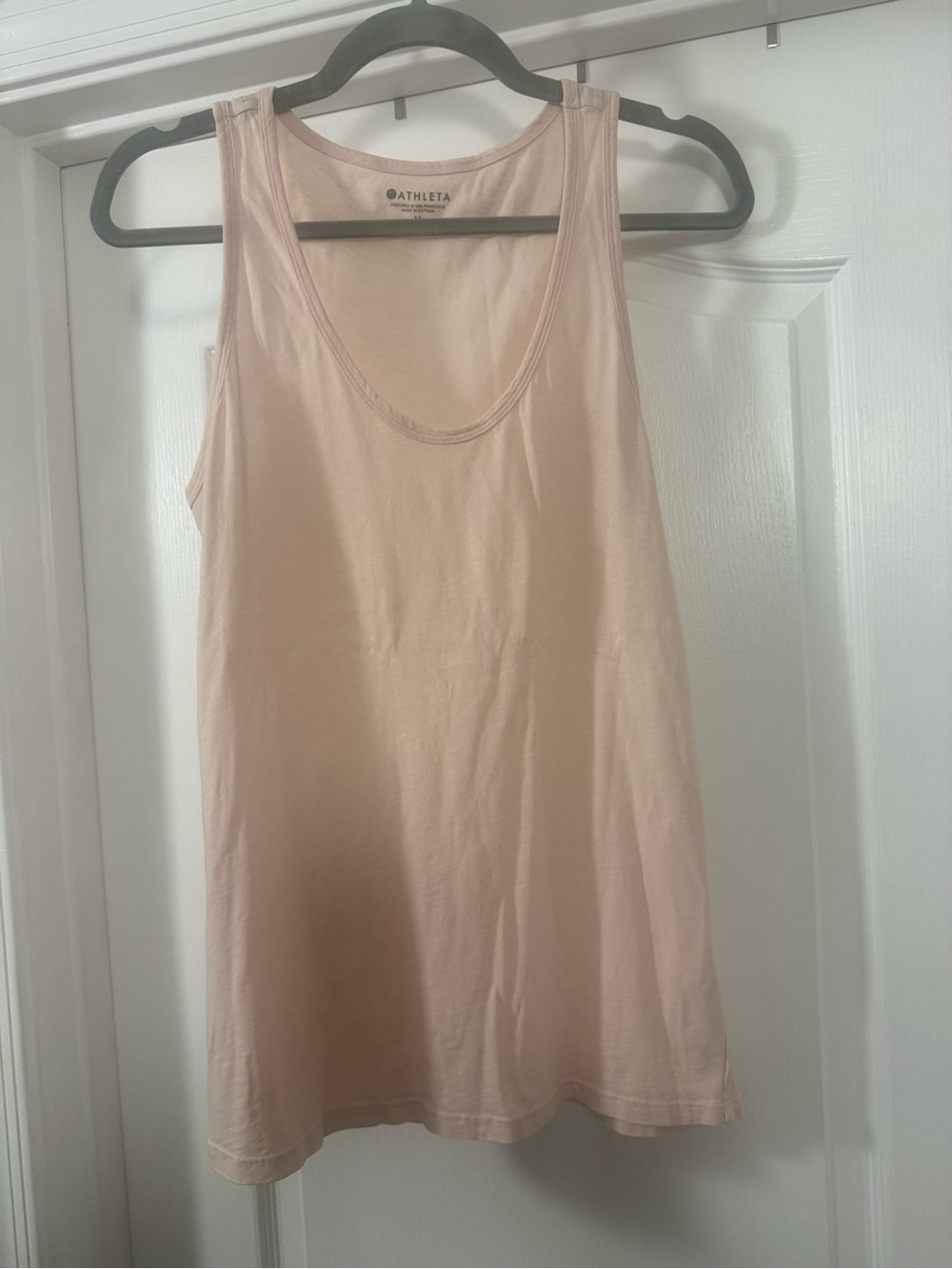 Athleta Pale Blush Pink Scoop Neck Tank - Picture 9 of 9